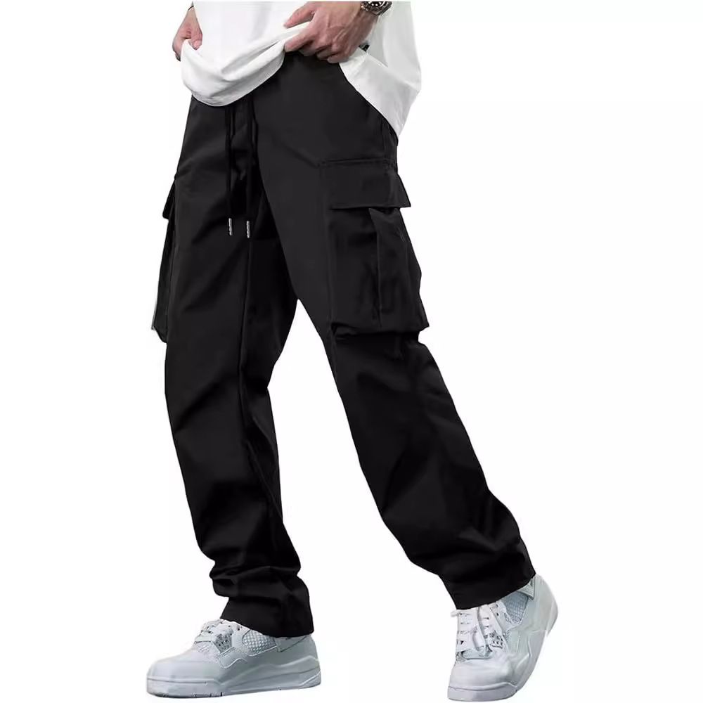Men's Clothing Multi Pocket Casual Trousers_viptrois.com