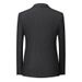 Men's Clothing Casual Slim Gray Striped Studio Photography Wedding Suit Two Piece Set_viptrois.com
