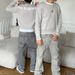 Vintage Washed Distressed Embroidery Jeans High-Street Style Relaxed Straight-Leg Fit For Men & Women Blue Black Cotton_viptrois.com