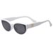 Popular Cat Eye Narrow Frame Small Frame Sunglasses High End Plastic Teeth Men And Women Street Shooting Sunglasses_viptrois.com