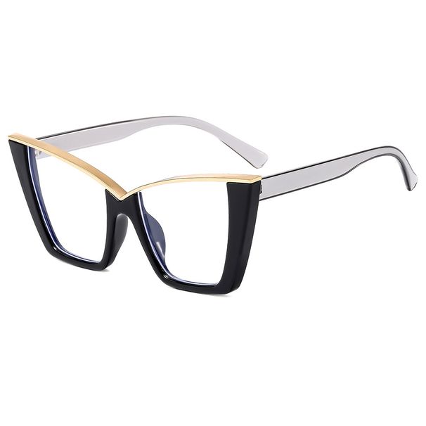 Women's Eyewear Frames New Fashion Temperament Butterfly Frame Women's Glasses Personality Trend All Match Anti Blue Light Flat Glasses_viptrois.com