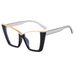 Women's Eyewear Frames New Fashion Temperament Butterfly Frame Women's Glasses Personality Trend All Match Anti Blue Light Flat Glasses_viptrois.com