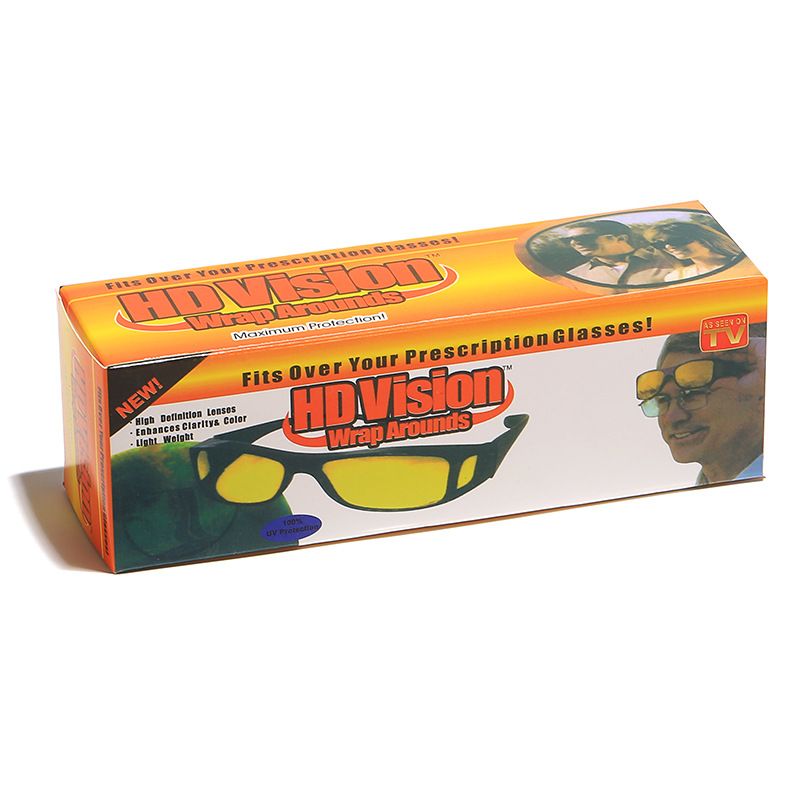 Same Style HD Night Vision Goggles For Men And Women Drivers Windproof Gl Tear-Resistant UV Protection_viptrois.com