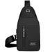 USB Charging Crossbody Bag For Men - Lightweight Anti-Theft Chest Shoulder Bag With Multiple Pockets, Water-Resistant Oxford Fabric, Adjustable Strap_viptrois.com