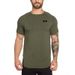 Foreign Trade Wish Fitness Short-sleeved Men's Summer Sweat-absorbing Breathable Bottoming Shirt Top Men's Elastic Shoulder Sleeve T-shirt Cotton_viptrois.com