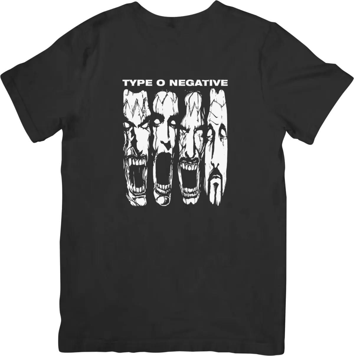 Type 0 Negitive Music Unisex Fit For Men & Women Quality Cotton T-Shirt Mens Womens Tees Top Black_viptrois.com