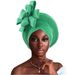 Women's Scarves New Fashion Laminated Large Flower Nigerian Wedding Fashion Baotou Hat_viptrois.com