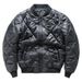 Men's Reversible Streetwear Bomber Jacket – Slim-Fit Stand Collar Aviator Coat With Zipper Details (Regular/Long Sleeve, S-7XL)_viptrois.com