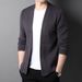 Celaln Kigmjn Men's Lightweight Knit Sweater - Slim Fit V-Neck Pullover For Business Casual & Everyday Wear (Gray, Sizes M-Xxxxl)_viptrois.com