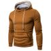2025 Autumn And Winter New Fashionable Color Plus Size Pullover Hooded Casual Hoodie Men's Trend_viptrois.com