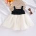 Baby clothes girls summer dress 2023 new children's dresses summer baby sleeveless splicing halter princess skirt_viptrois.com