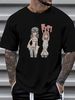 FLCL FOOLY COOLY Haruko X Mamimi UNISEX T Shirt - High Quality Print Versatile Slightly Breathable Stylish Homme Top For Everyday Wear Comfortable_viptrois.com