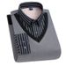 Men's Winter Thickened And Velvet Men's Fake Two-piece Youth Fashion Splicing Color Warm Sweater Knitted Sweater Men's_viptrois.com