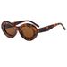 Men's Sunglasses Classic Oval Frame High End Sunglasses Retro Thick Frame Personality Sunglasses Fashionable And Versatile Plain Trend Sunglasses_viptrois.com