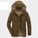 Men's winter blue three-dimensional patch bag with casual zipper cotton solid color loose type youth_viptrois.com