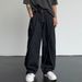 Men's Clothing New Autumn Style Personality Hip Hop Straight Jeans For Men And Women, Fashionable Loose Casual Wide Leg Men's Jeans_viptrois.com
