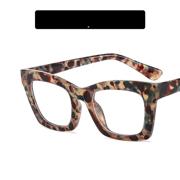 Women's Eyeglasses Square Small Frame TR90 Glasses Frame New Anti Blue Light Flat Glasses With Flower Package Simple Glasses Frame_viptrois.com