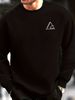 Men's Loose, Casual, Fashionable, Simple Letter Pattern Printed Round Neck Long Sleeved Sweatshirt For Autumn And Winter_viptrois.com
