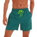 New Men's Beach Pants - Men's Four-Piece Shorts With Breathable Lotus Pattern And Water-Resistant Finish For Fitness And Leisure Wear_viptrois.com