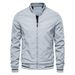 Pulse Pulse New European And American Style Casual Jacket For Men, Stand Collar Thin Fashion Trend Jacket, Outerwear, Men's Top_viptrois.com