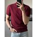 Men's Clothing British Business Slim Solid Color Inner Bottoming Shirt Ice Silk Summer_viptrois.com