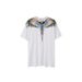 Man's Clothing Marcelo MB Fashion Feather Short Sleeve Yellow Blue White Wings Printed Men's And Women's T-shirt Summer_viptrois.com
