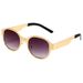 Women's Metal Mirror Sunglasses - Oval Frame, Cyberpunk Style, UV400 Protection, High-End Fashion Hot-selling_viptrois.com