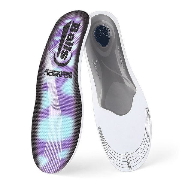 EVA Orthotic Shoe Insoles For Flat Feet, Overpronation & X-Leg Posture – Arch Support Unisex Cushion For Sports & Daily Wear (Purple, S/M/L)_viptrois.com