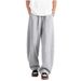Spring And Autumn Thin Loose Straight Pants 2025 New American Machete Pants Banana Wide Leg Sweatpants Men's Casual Pants_viptrois.com