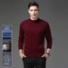 Men's Clothing Men's Thick Knit Wool Sweater Semi-Turtle Neck Long Sleeve Casual Solid Color Warm Winter Pullover_viptrois.com