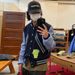 Kiko-Inspired Short Sleeve Baseball Jacket – Oversized Corduroy & Rabbit Fur Blend Bomber (S-L, Cleanfit Streetwear, Blue Contrast Sleeves)_viptrois.com
