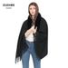 Women's Shawls Fur Collar Scarf Winter Warm Women's Scarf Shawl Dual Purpose Thick Dress Shawl_viptrois.com