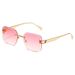 Retro Metal Frame Sunglasses - UV400 Protection, Lightweight & Fashionable, One-Size Fits Most_viptrois.com
