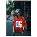 Men's Clothing Retro Summer Loose Silhouette Breathable Mesh Letter Printing Hollow V Neck Short Sleeved T Shirt_viptrois.com