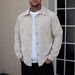 Pulse European American Cross-Border Corduroy For Men, Spring And Autumn Season, Stylish Workwear, Turn-Down Collar, Short_viptrois.com