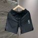 Summer Men's Candy Colored Quick Drying Fashion Shorts Loose Fitting Trendy Breathable Beach Five Point Pants_viptrois.com