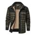 Men's Cotton Jacket Padded Cotton Jacket Thickened Jacket Men's Slim Shirt Jacket Young Men's_viptrois.com