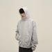 New button design hooded hoodie men's casual loose top high street niche high-end feeling spring and autumn coat trend_viptrois.com