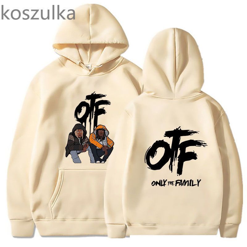 OTF Hoodie Streetwear Hip Hop Letter Print Sweats shirts Har_viptrois.com