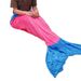 Shark Mermaid Cartoon Sleeping Bag Kick-proof Children's Sleeping Bag Flannel Air-conditioning Bean Adult Sleeping Bag Spot_viptrois.com