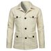 Loom Cross-Border European And American Safari Linen Jacket British Retro Gentleman Slim Fit Men's Coat Travel Y_viptrois.com