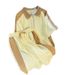 Men's Clothing Waffle sports suit summer men's clothing color matching lapel short sleeved T shirt set with handsome casual shorts_viptrois.com