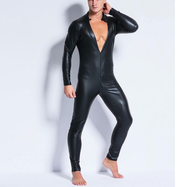 men's stretch jumpsuit tight stage performance clothing performance clothing men_viptrois.com