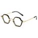 Punk Hip Hop Sunglasses - Small Polygonal Metal Frame (Unisex Fashion Shades)_viptrois.com