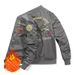 Men's Clothing Pilot Jacket Airplane Tiger Embroidered Baseball Jacket Large Size Workwear Jacket_viptrois.com