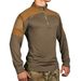 2025 Fashion Outerwear Breathable Combat Uniform Men's Stand Collar Splicing Long Sleeve Casual Sport Slim Sweatshirts_viptrois.com