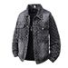 Spring And Autumn New Jacquard Denim Jacket Men's Loose American High Street Top 2025 Design Niche Cross Border Jacket_viptrois.com