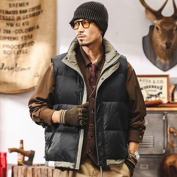 Loom National Standard 90% White Duck Outerwear Vest Men Winter 2025 New High Warm Men's Down Jacket_viptrois.com