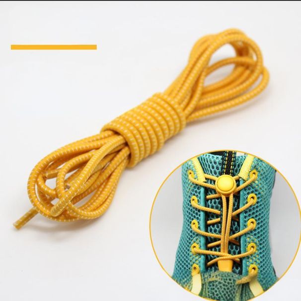 Shoe Accessories elastic buckle elastic adult children black and white color shoe rope_viptrois.com