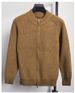 Men's Casual Zip-Up Knit Cardigan – Textured Twill Long Sleeve Sweater (M-XXXL) – Fall & Winter Layering Essential_viptrois.com